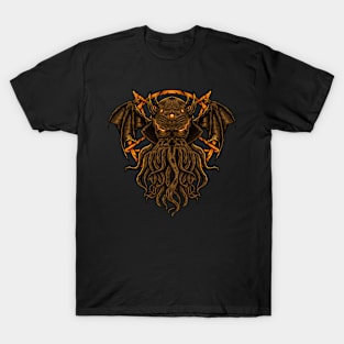 Cthulhu with Pentagram T-Shirt